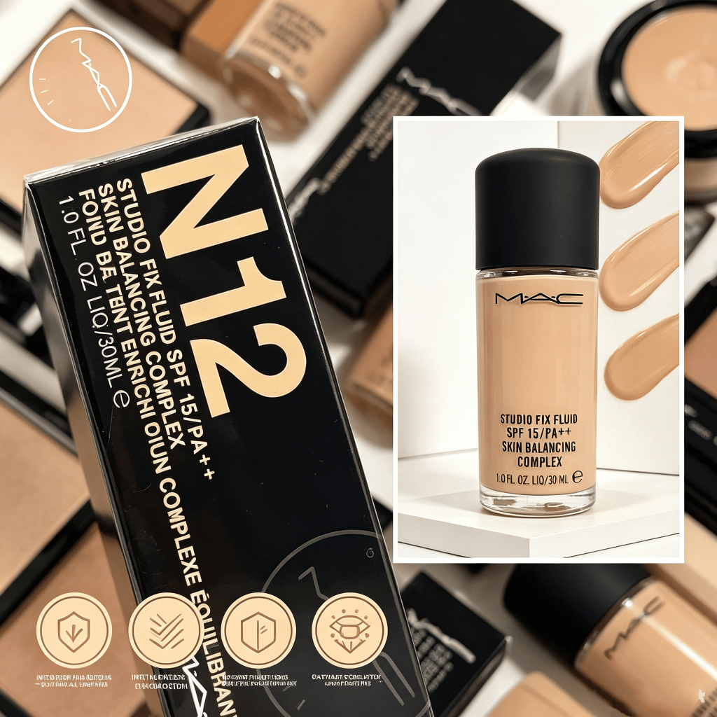 Kem nền MMAACC 30ml/Studio Fix Fluid SPF15 PA++ che khuyết điểm kiềm dầu lâu trôi