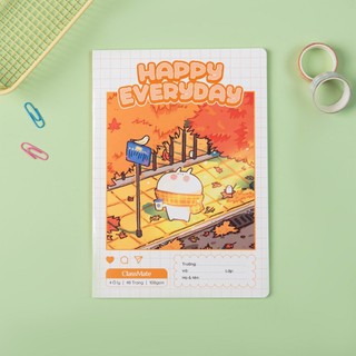 Combo 5/10 Vở Ô Ly B5 Miền Bắc 100GSM Classmate 48Trang Chống Lóa, Không Bị Thấm Mực Cho Bé, Cho Học Sinh Cấp 1
