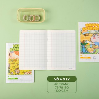 Combo 5/10 Vở Ô Ly B5 Miền Bắc 100GSM Classmate 48Trang Chống Lóa, Không Bị Thấm Mực Cho Bé, Cho Học Sinh Cấp 1