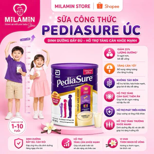 Sữa Bột PediaSure Úc Tăng Sức Đề Kháng Dành Cho Bé Từ 1 - 10.