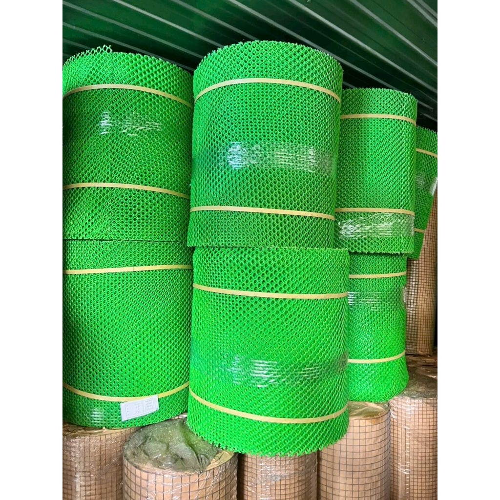 [Cao 50cm , 75cm, 1m]Luới nhựa xanh Zin , Luới lót sàn, quây chuồng trại
