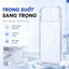 Ốp Lưng iPhone Silicon Dẻo Trong Suốt Mờ Độ Giả iP 17 Promax Chống Bẩn Chống Sốc iP 11 12 13 14 15 16 17 Pro Max Plus