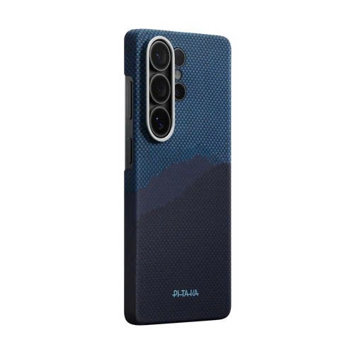 Ốp PITAKA Bản Khoét Viền Mỏng Có Nút Aaron NFC – Siêu Phẩm Từ Sợi Aramid Dệt Chính Hãng cho S25Ultra & S26Ultra