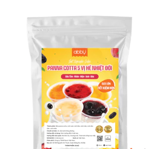SET NGUYÊN LIỆU LÀM PANNA COTTA 5 VỊ HÈ NHIỆT ĐỚI 50 HŨ (SIÊU SỐT)