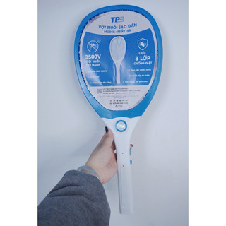 Vợt Muỗi Sạc Điện TPE MSW 168 3500V – Tích Hợp Đèn LED chiếu sáng | thietbidienelec68