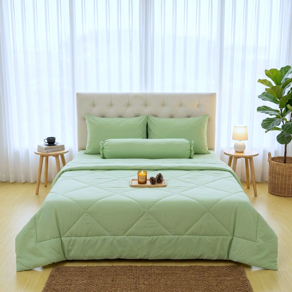 Bộ Ga Lụa Tencel MỀM MẠI, THOÁNG MÁT, Tencel Lina nệm 10cm đến 20cm - Ngọc Hạnh Bedding