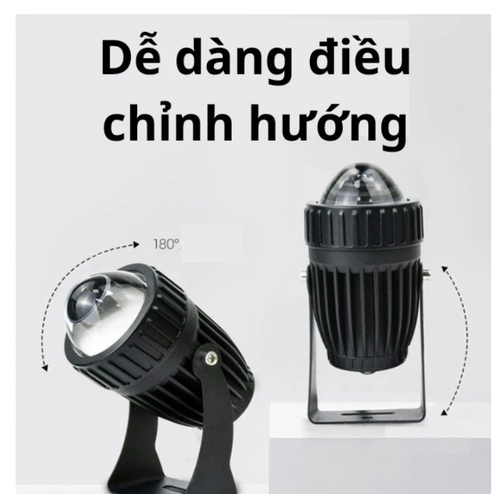Đèn rọi cột đèn chiếu sáng trang trí cột nhà trụ cổng cây cảnh ngoài trời 220v kháng nước IP65