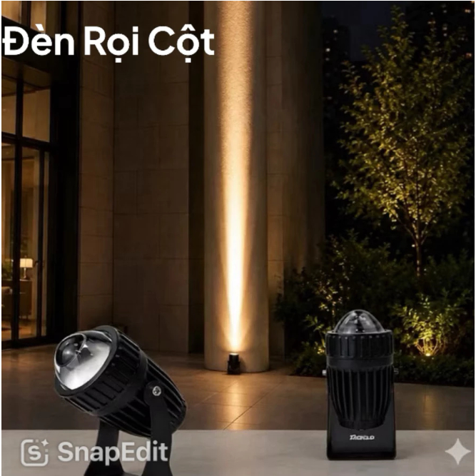 Đèn rọi cột đèn chiếu sáng trang trí cột nhà trụ cổng cây cảnh ngoài trời 220v kháng nước IP65