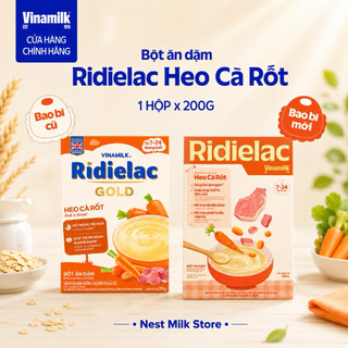 Bột Ăn Dặm Vinamilk Ridielac (Hộp giấy 200g - Bao Bì Mới)