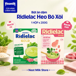 Bột Ăn Dặm Vinamilk Ridielac (Hộp giấy 200g - Bao Bì Mới)