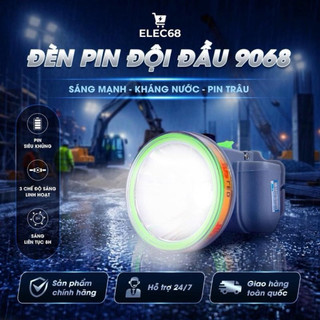 Đèn Pin Đội Đầu Chống Nước Siêu Sáng Chính Hãng TTP, Lặn Biển - 9052, 9068 - thietbidienelec68