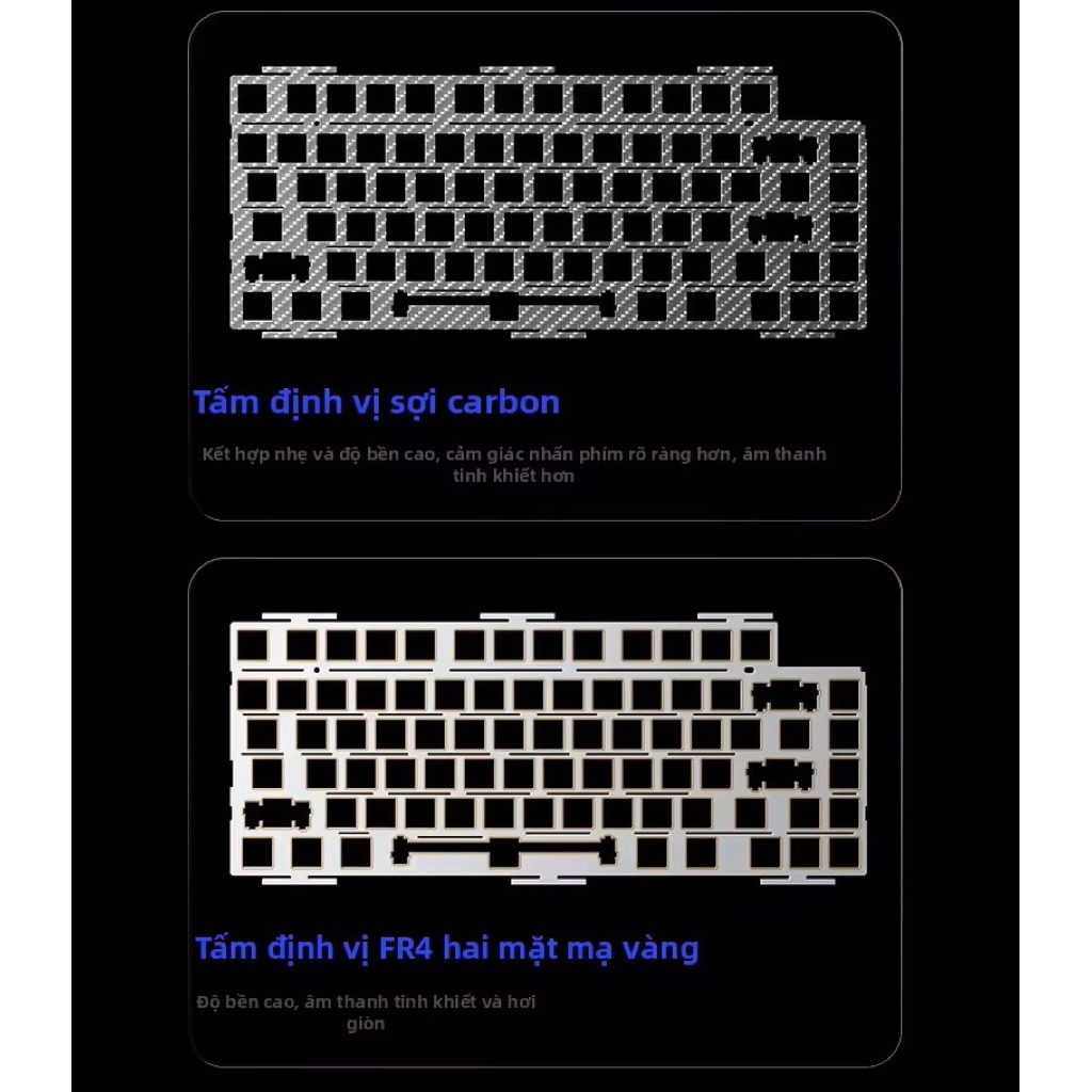 Bàn phím Aula Nova 75 Pro / Max - Màn Hình Thông Minh 1.14", Núm tuỳ chỉnh, Lót 6 Lớp, Hotswap | BigBuy360 - bigbuy360.vn