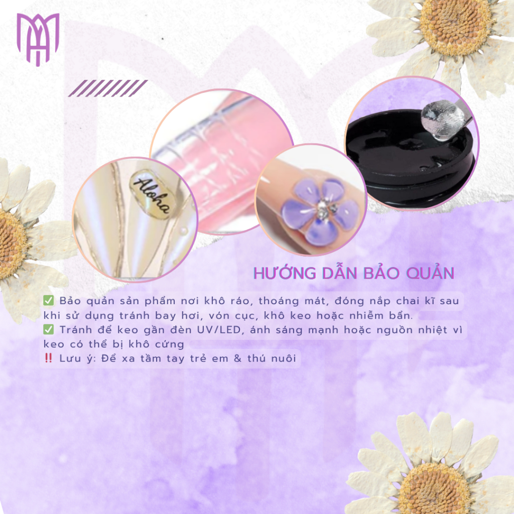 [Mua5Tặng1] Gel Vẽ Nổi 3D QS Thuỷ Tinh Đa Năng - Đính Đá, Làm Dày Móng, Tráng Gương, Top Bóng - 20g
