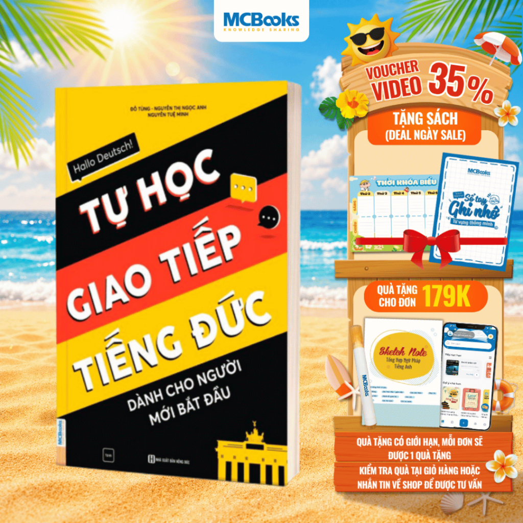 Sách - Tự Học Giao Tiếp Tiếng Đức Dành Cho Người Mới Bắt Đầu