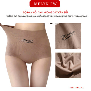 Quần Lót Nữ Su Đúc Cạp Cao Gen Bụng Nâng Mông Không Viền 50-65kg MELYN-FW Q8663