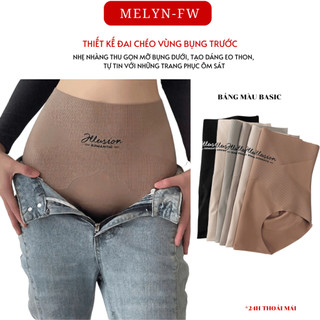 Quần Lót Nữ Su Đúc Cạp Cao Gen Bụng Nâng Mông Không Viền 50-65kg MELYN-FW Q8663