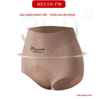 Quần Lót Nữ Su Đúc Cạp Cao Gen Bụng Nâng Mông Không Viền 50-65kg MELYN-FW Q8663