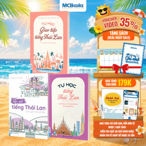 Combo - Tự Học Tiếng Thái Lan Cho Người Mới Bắt Đầu - Phân Loại Lẻ/Combo