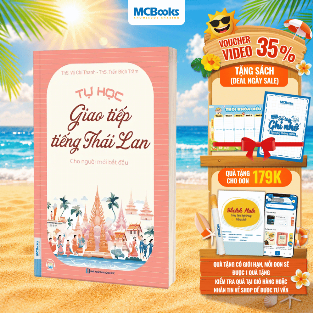 Sách - Tự Học Giao Tiếp Tiếng Thái Lan Cho Người Mới Bắt Đầu