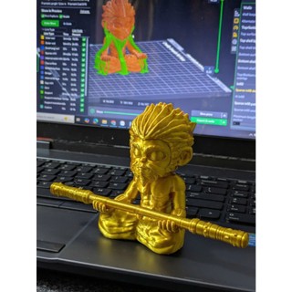Mô hình Wukong in 3D trưng bày bàn làm việc, kệ sách