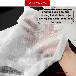 Sét 5 quần lót ren lụa cao cấp họa tiết tinh tế, mềm mịn thoáng khí, thiết kế cạp cao che khuyết điểm MELYN-FW Q874
