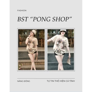 Áo thun nữ PONG, áo phông chất cotton thoáng mát, mùa hè có bigsize 120kg (Áo Be) CP_xxx29