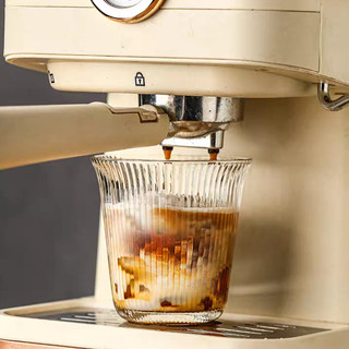 Bộ 6 Ly Thủy Tinh 260ml Trơn/Sọc Ly Cafe Cold Brew Trà Sữa Nước Ép Chịu Nhiệt Cao Cấp