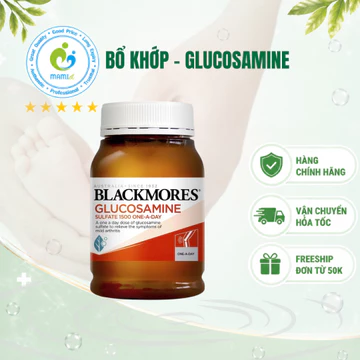 Viên uống bổ xương khớp Blackmores Glucosamine Sulfate 1500mg (180v) tái tạo sụn khớp, giảm đau cho người lớn tuổi, Úc