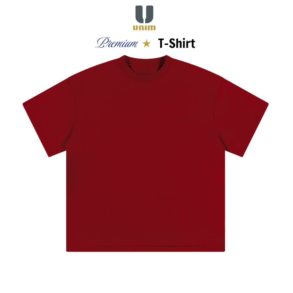 Áo thun trơn Form Boxy Dáng Rộng Unim Club Cotton Việt 250 Mềm Mịn Thoáng Mát Nhiều Màu APT