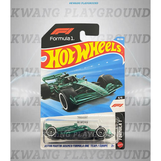 Kwang Playground - Xe mô hình Hot Wheels basic Aston Martin Aramco Formula One team/ Équipe - Case K 2026