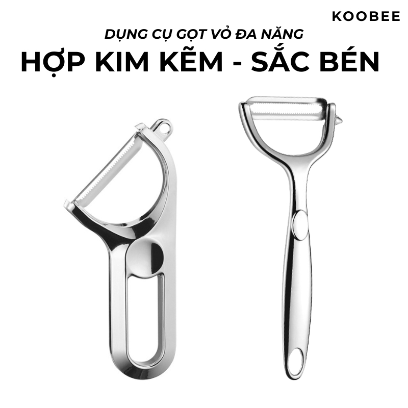 Nạo Củ Quả KOOBEE Hợp Kim Kẽm Cao Cấp – Sắc Bén, Siêu Bền – Gọt Mắt Khoai Tây Tiện Lợi | 314