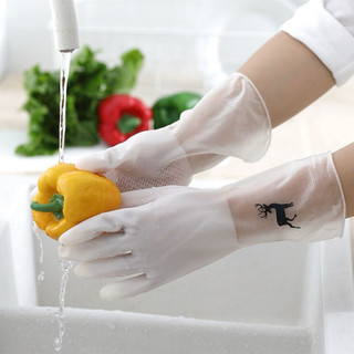 Combo 5 Găng Tay Cao Su Rửa Bát Chén Dày Dặn Chống Thấm Nước, Bao Tay Rửa Chén Giặt Đồ Đa Năng
