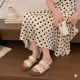 Dép Lê Nữ Quai Ngang Đế Êm Style Hàn Quốc Dép Quai Đôi Hot Trend 2026 Đi Chơi Đi Học Siêu Êm Chống Trơn Trượt