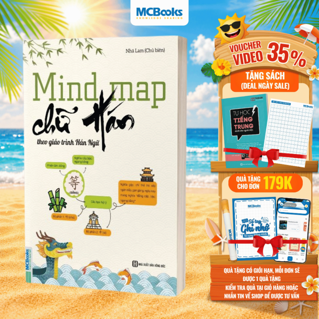 Sách - MindMap Chữ Hán Theo Giáo Trình Hán Ngữ