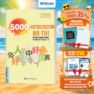 Sách - 5000 Từ Vựng Tiếng Trung Bỏ Túi - Bí Kíp Chinh Phục Từ Vựng Kỳ Thi HSK