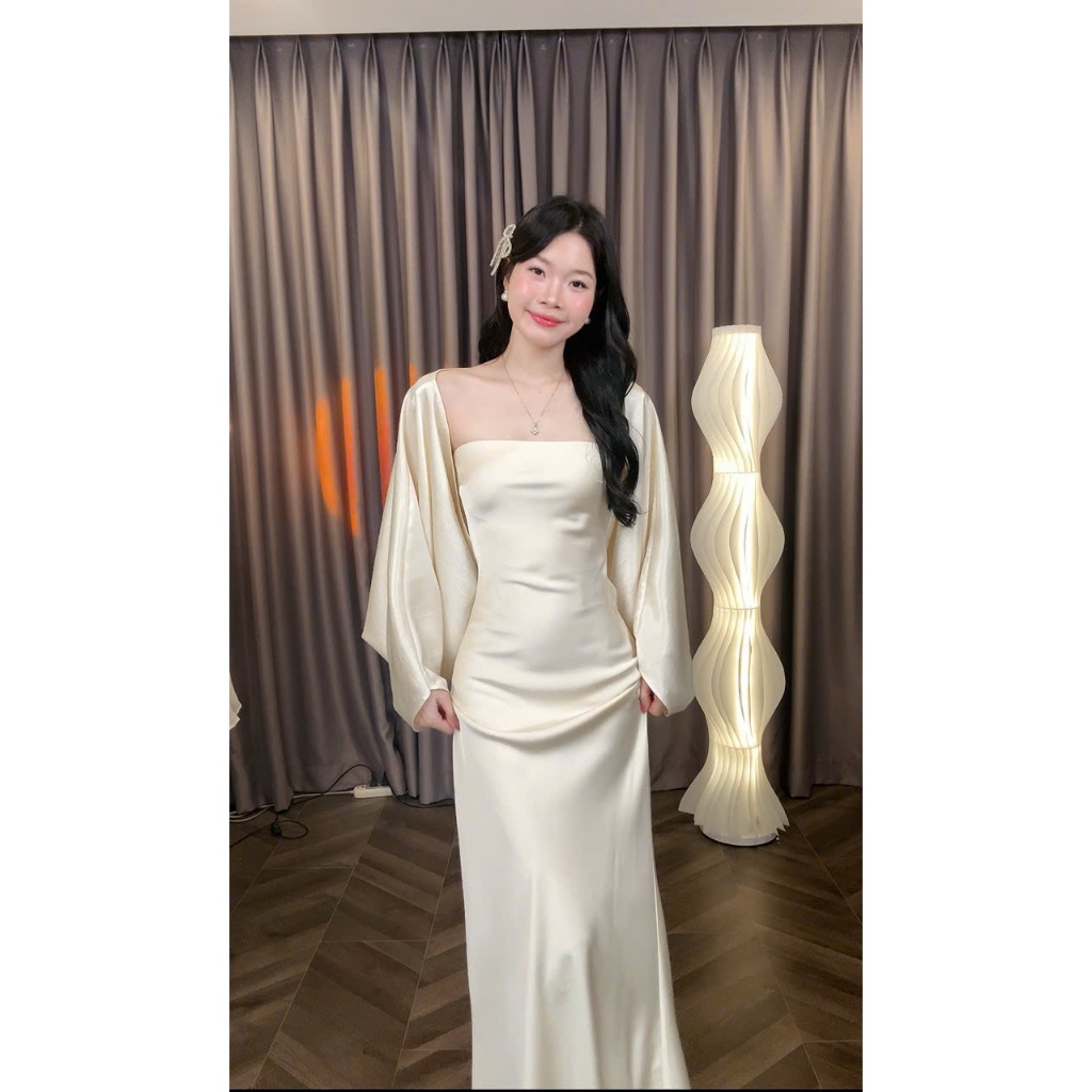 [K.02] (Áo Lẻ) Áo Khoác Lụa Thanh Lịch Sang Trọng Women Top Dress | Tũm Clothing | BigBuy360 - bigbuy360.vn
