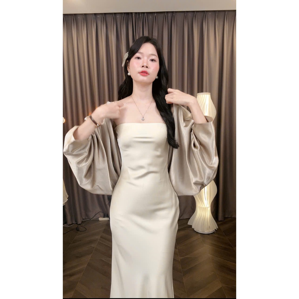 [K.02] (Áo Lẻ) Áo Khoác Lụa Thanh Lịch Sang Trọng Women Top Dress | Tũm Clothing | BigBuy360 - bigbuy360.vn