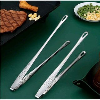 Kẹp gắp thức ăn inox 304 mẫu mới cán dài 24cm