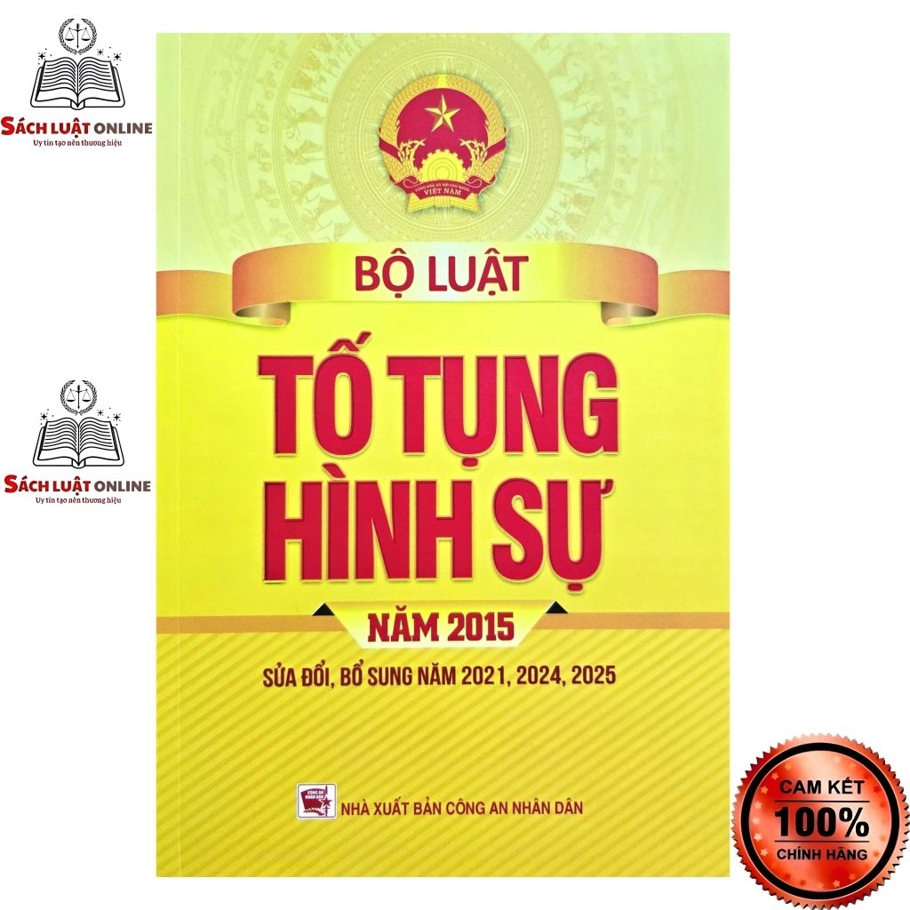 Sách - Bộ luật Tố tụng hình sự (NXB Công an nhân dân)