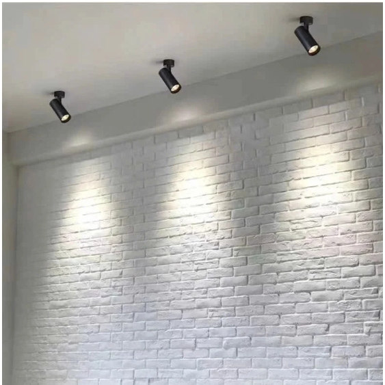 Đèn Ống Bơ Đèn Rọi Đơn 20w gắn tường trần ốp nổi xoay 360° đèn chiếu điểm đèn soi tranh