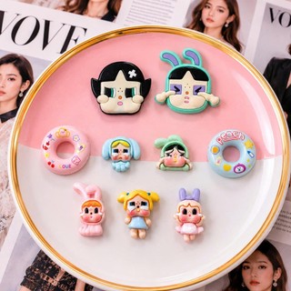 Set Charm Crybaby Phao Bơi Donut Bé Thỏ Khóc Pastel Kawaii Resin DIY Gắn Dép Cute Bunny Peach Siêu Hot 🐰 6 BỘ SIÊU CUTE