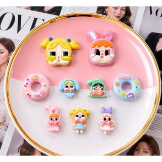 Set Charm Crybaby Phao Bơi Donut Bé Thỏ Khóc Pastel Kawaii Resin DIY Gắn Dép Cute Bunny Peach Siêu Hot 🐰 6 BỘ SIÊU CUTE