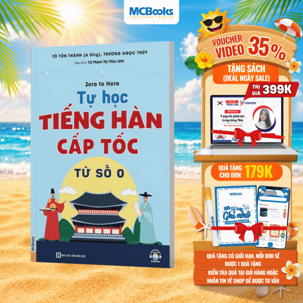 Sách - Zero To Hero Tự Học Tiếng Hàn Cấp Tốc Từ Số 0