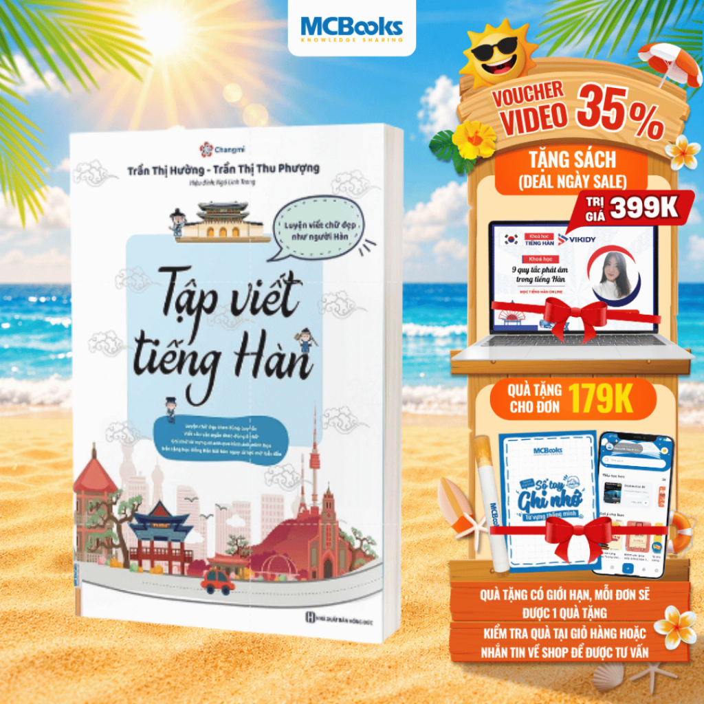 Sách - Tập viết tiếng Hàn bản mới 2023