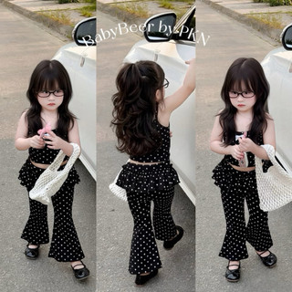 {Chính phẩm -BabyBeer} Set chấm bi quần Loe cho bé dễ thương_ẢNH THẬT/SET LOE CHO BÉ