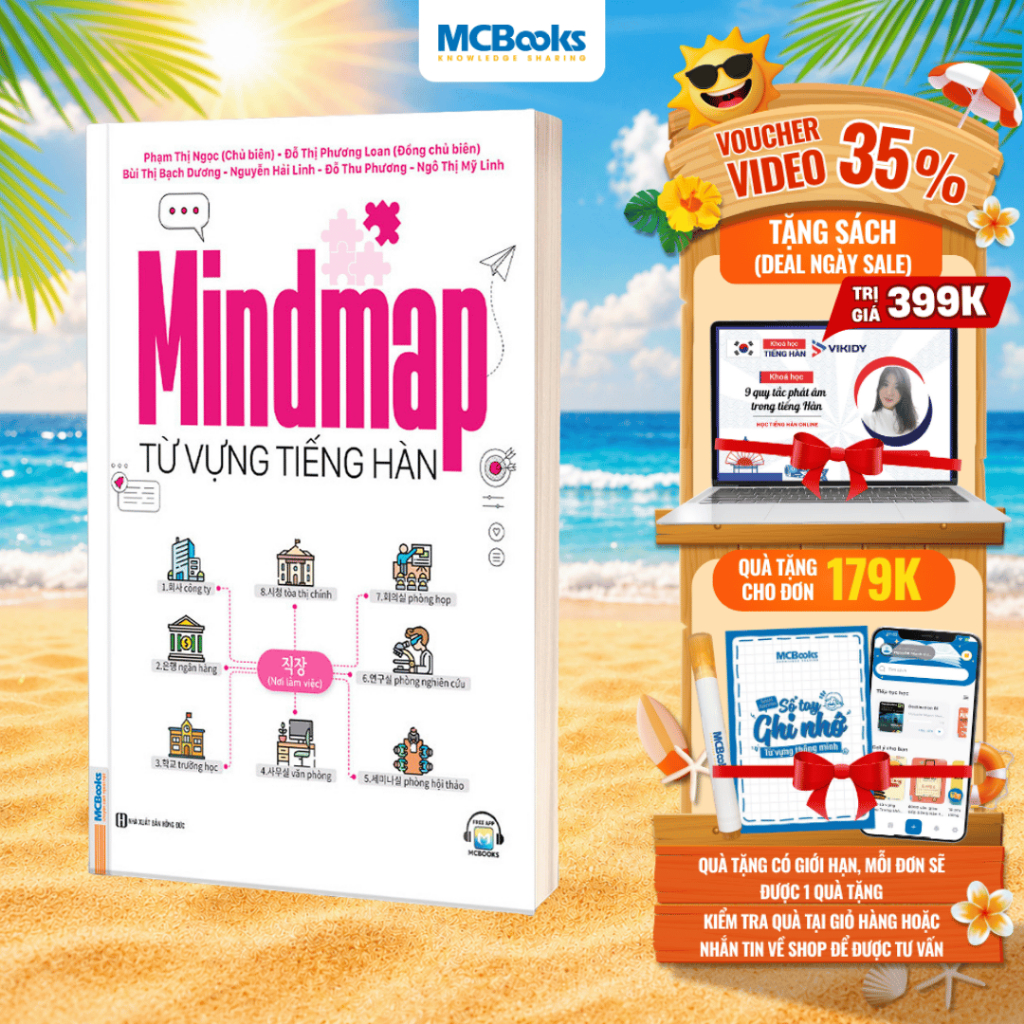 Sách - Mindmap Từ Vựng Tiếng Hàn