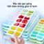 Combo 5 Khay Làm Đá Silicon Thực Phẩm 14 Viên Có Nắp Kín – Dễ Lấy Đá, Tiết Kiệm Diện Tích Tủ Lạnh