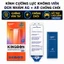 Kính cường lực không viền đen chống vân chống chói kèm khung tự dán dành cho ip 13/14/15/16/17/plus/pro/promax