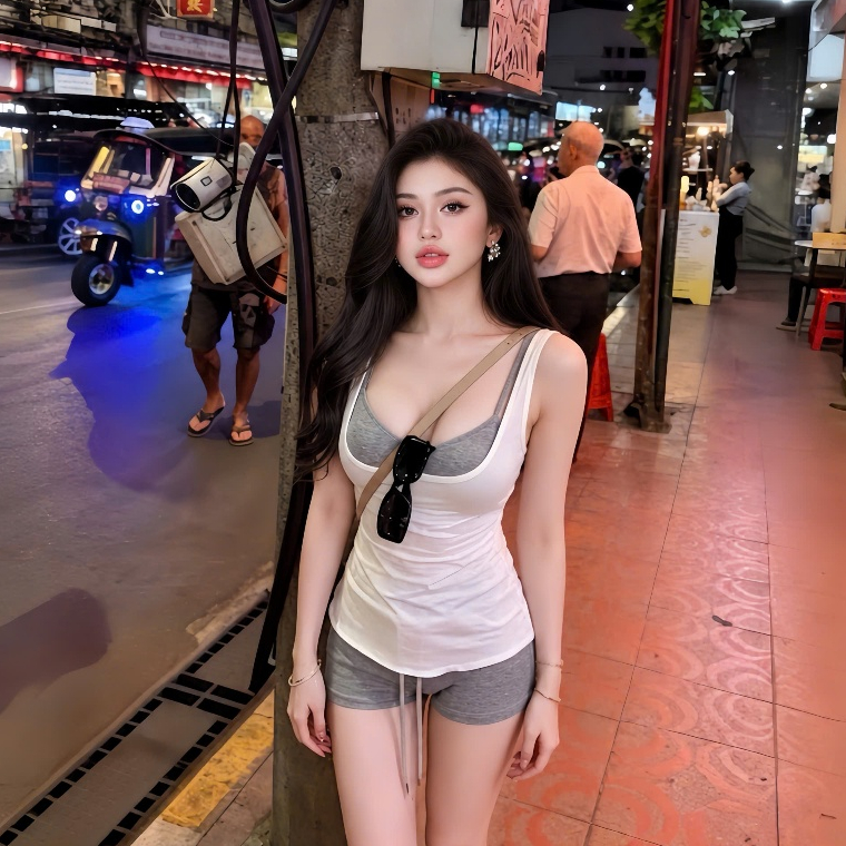 Sét 3 món ,áo 3 lổ phối ao bra có mút + quần dùi chất thun Zip thời trang