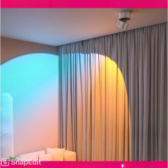 Đèn Bình Minh Đèn Hoàng Hôn đèn rọi chiếu tranh decor xoay 350 độ gắn trần gắn tường